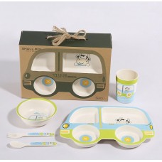 Shall 5PCS Kid Dinnerware Set